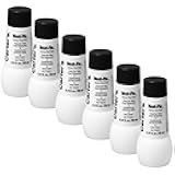 Carter's Neat-Flo Black Ink Refill for Re-Inkable Stamp Pads, 2 oz Bottle, 6-Pack (22348)