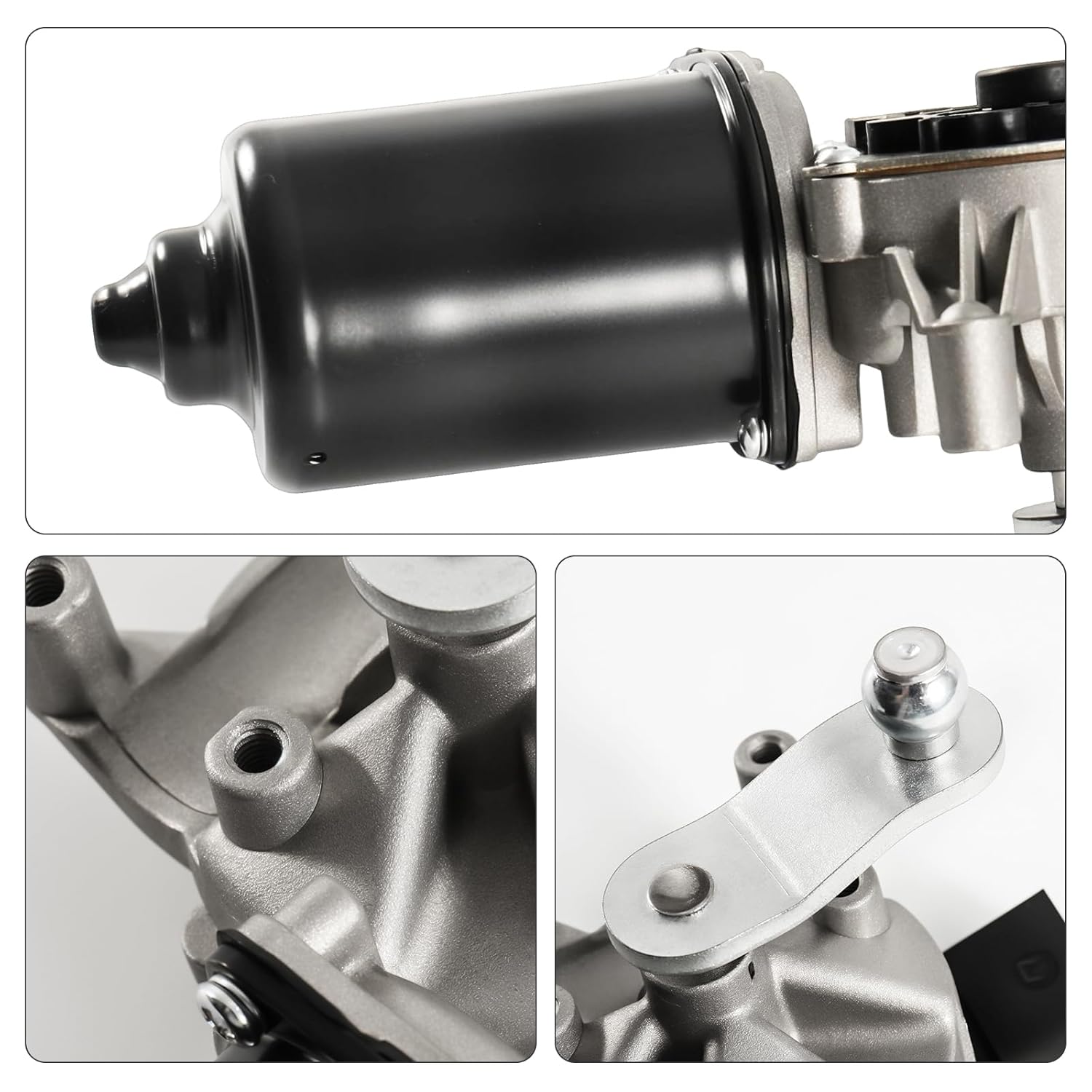 Front Windshield Wiper Motor Compatible with BMW 328i 328xi 335D 335i 335is 335xi M3 for BMW 3 Series E90 E91 E92 4-Pin, Wiper Motor Replace 61617161711