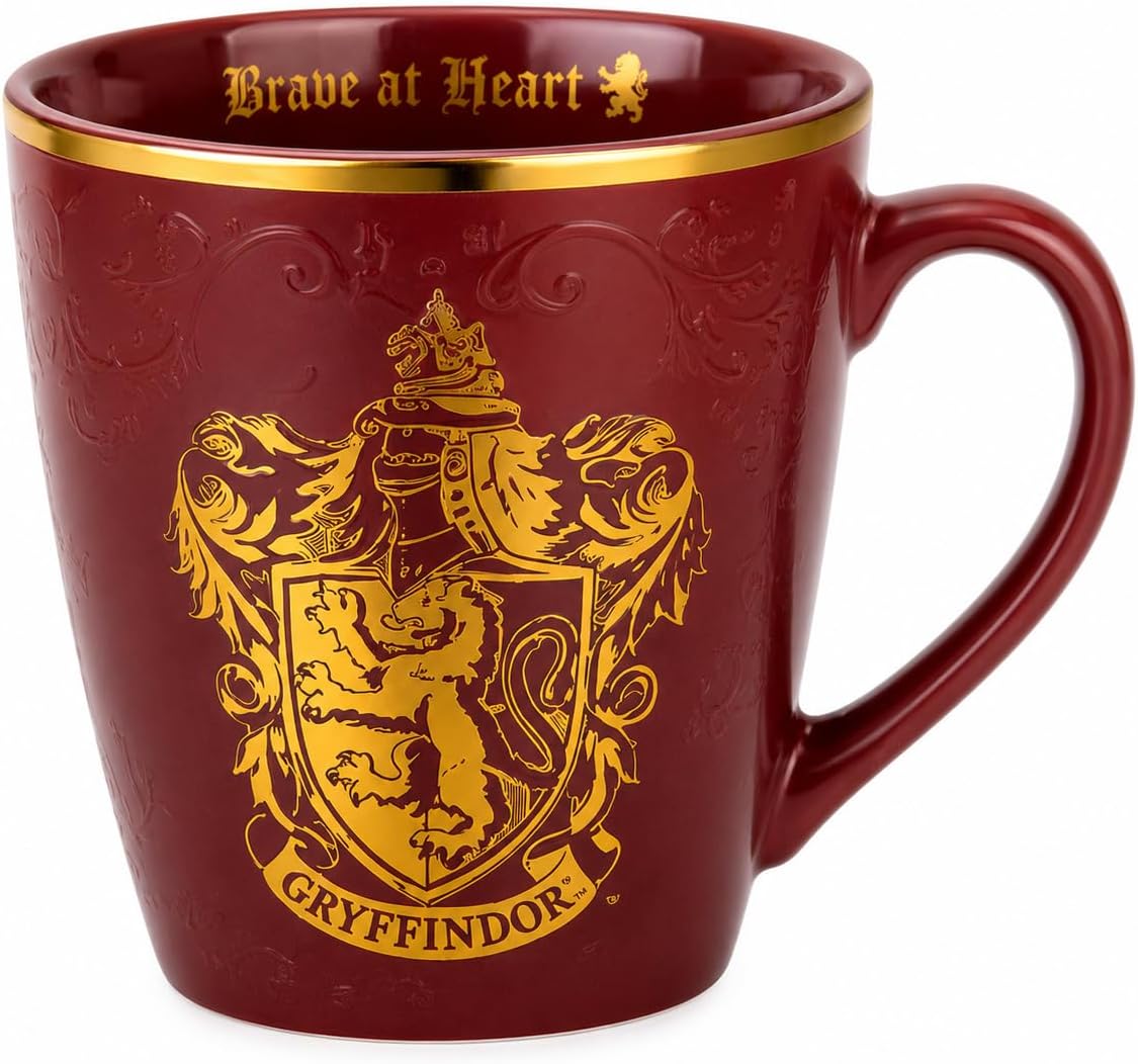 Mug Gryffondor feuille d'or 3D