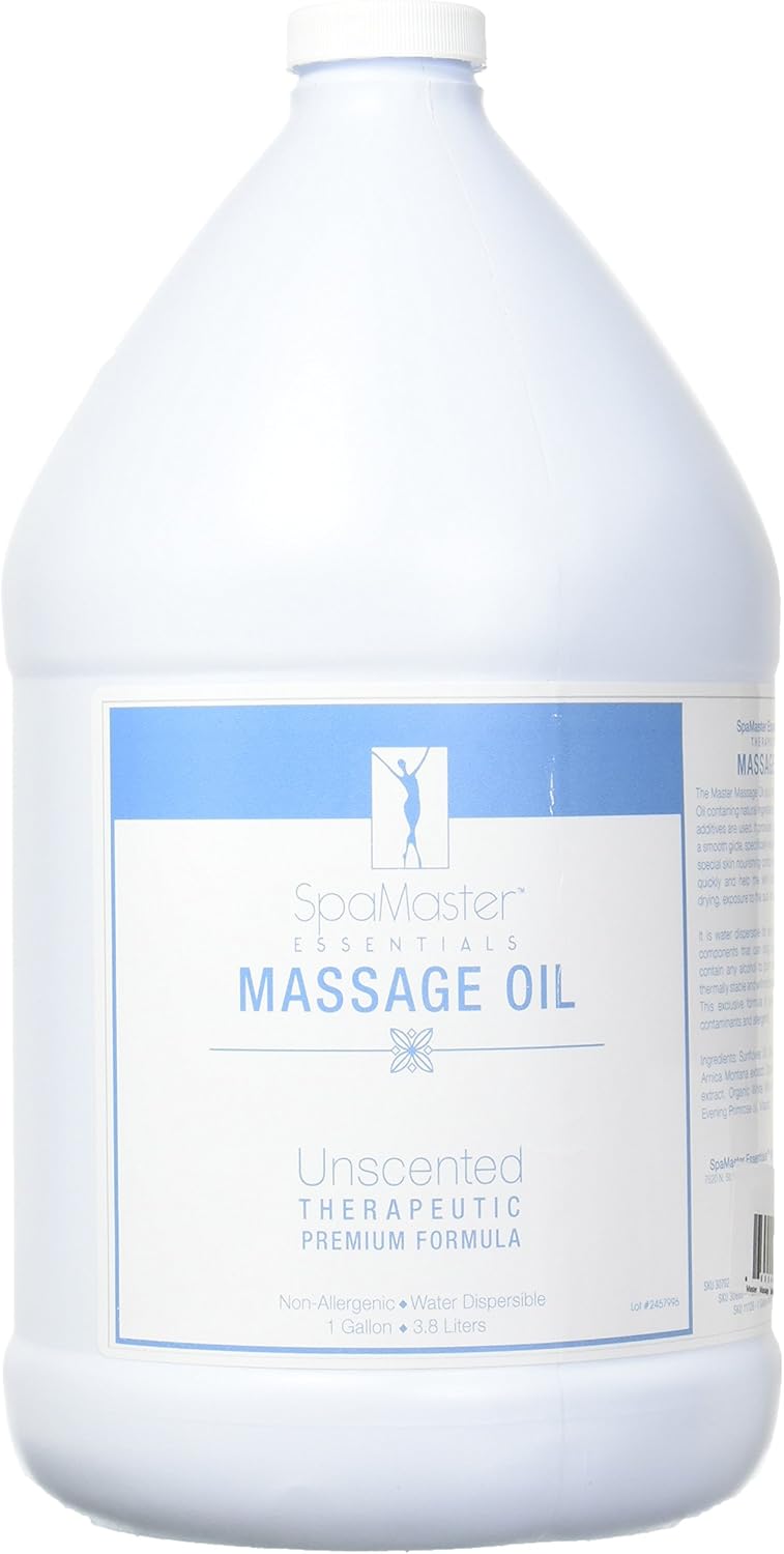 Master Massage SpaMaster Essentials Unscented Massage Oil, 1 Gal : Health & Household