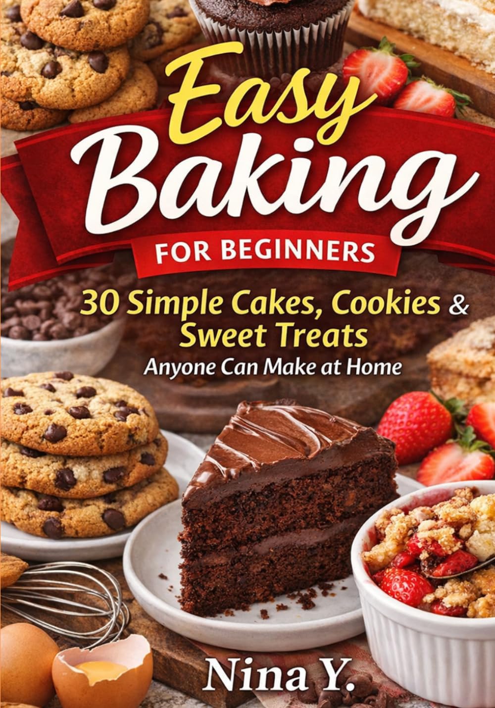 Easy Baking for Beginners: 30 Simple Cakes, Cookies & Sweet Treats , Anyone Can Make at Home