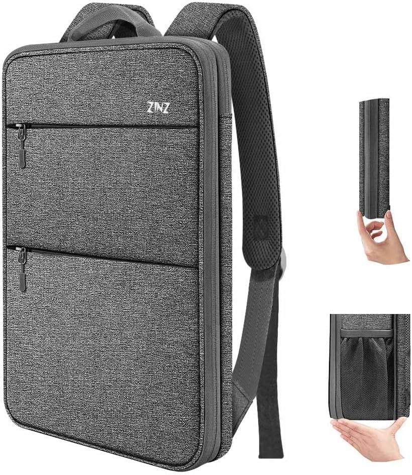 ZINZ Slim & Expandable Laptop Backpack 15 15.6 16 Inch,