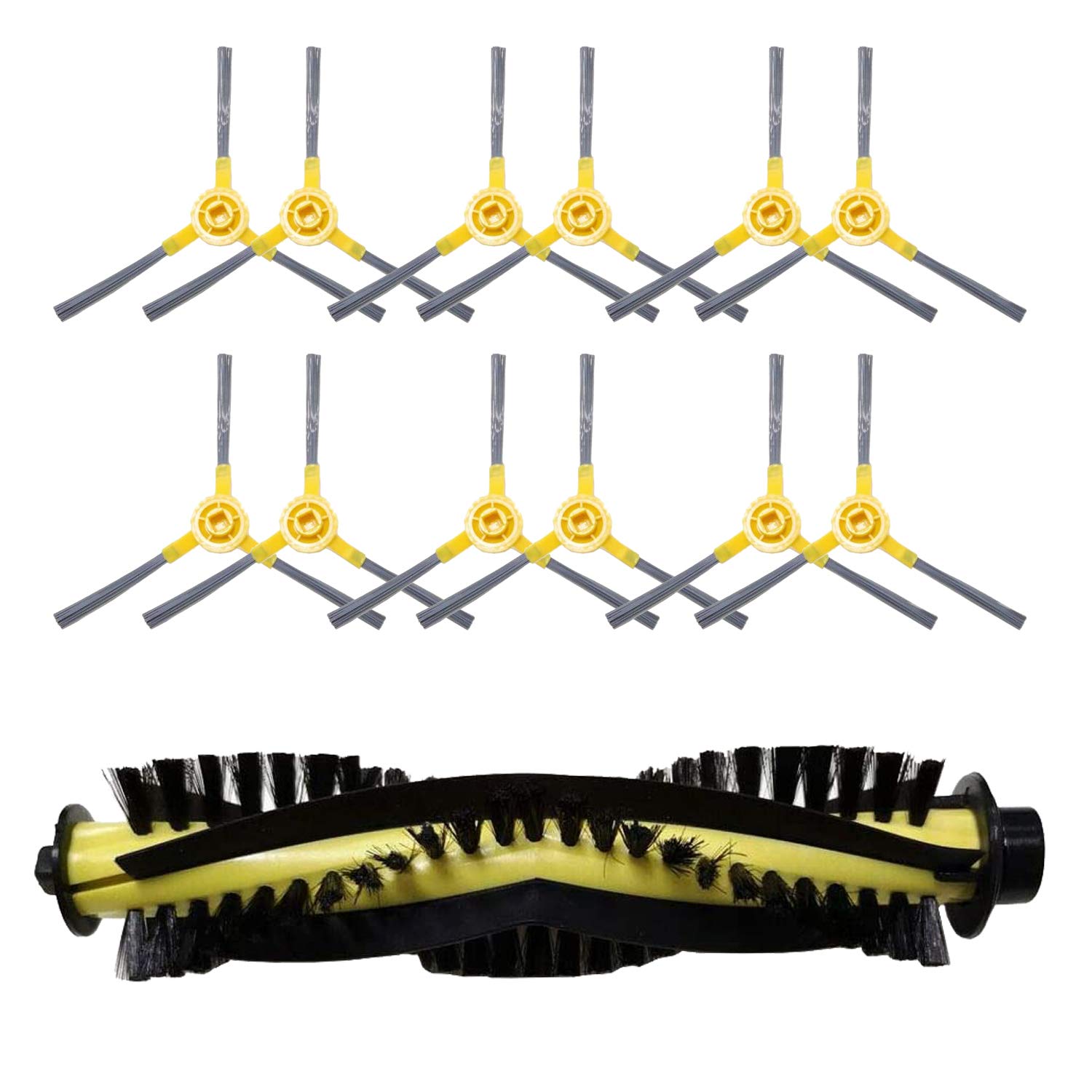 Kit IKOHS Netbot S15 brosse principale et 12 brosses latérales pour aspirateur robot