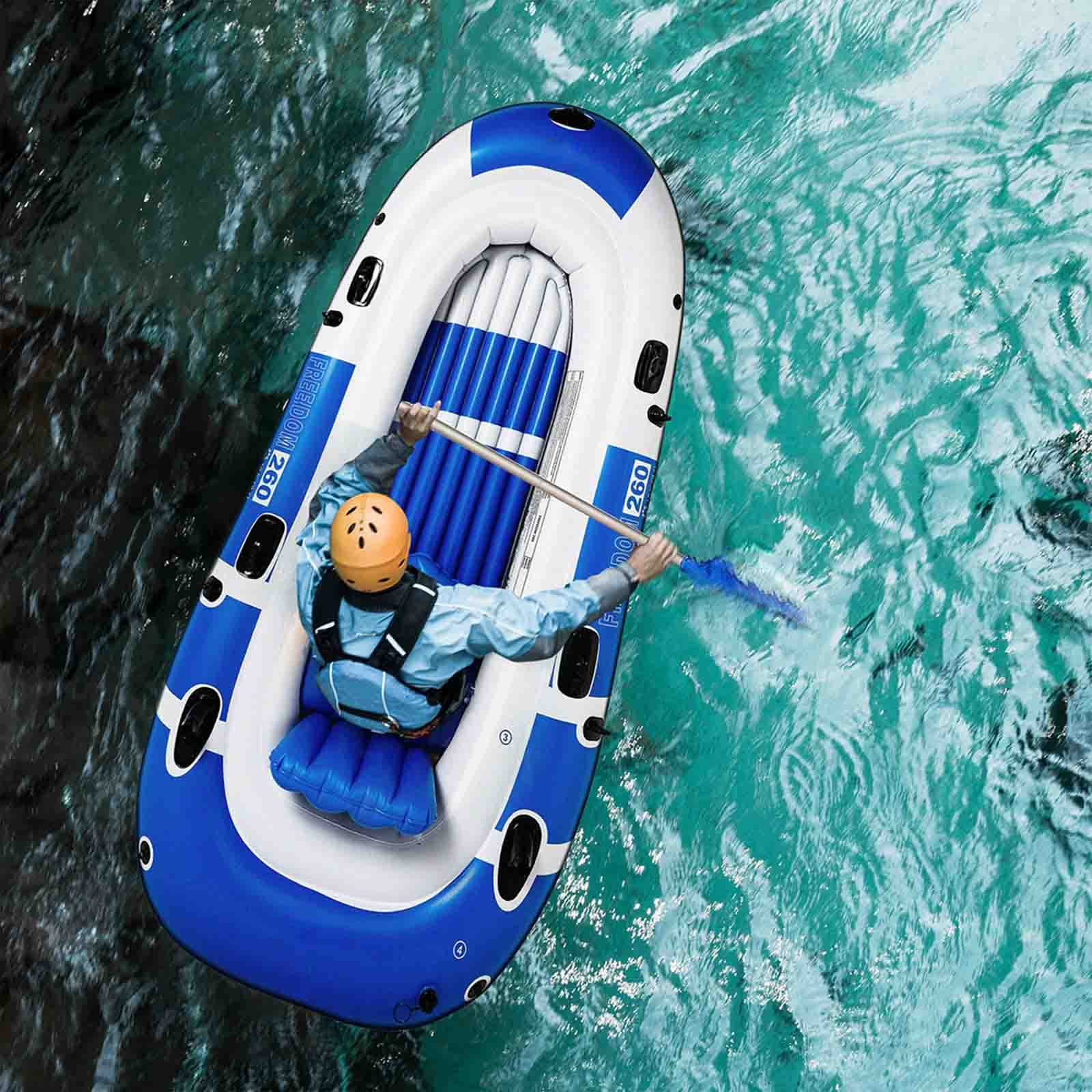 FJAUOQ Bateau Gonflable Bateau en Caoutchouc Bateau De PêChe éPaissi Bateau d'assaut à Fond Dur Kayak Bateau Dur Seule Artisanat AéRoglisseur Sports Nautiques