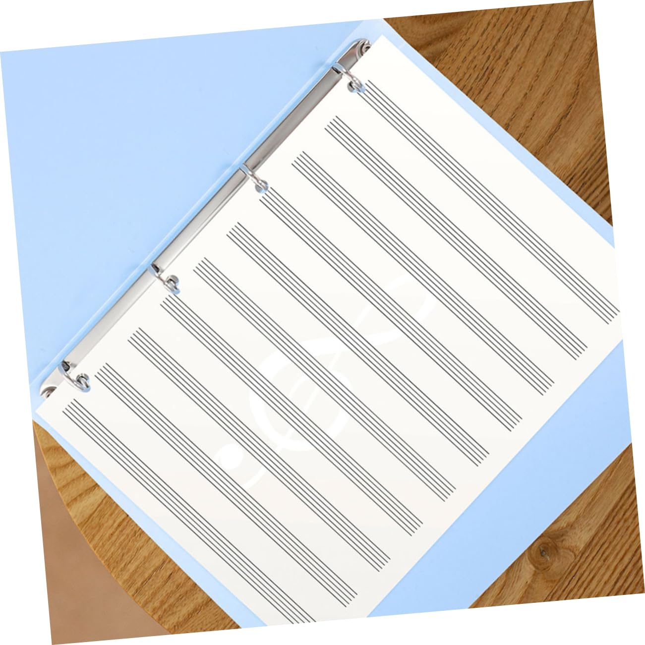STOBOK 3piezas Carpeta de Sueltas Perforadas Unidades Organizador Portátil para Oficina Escuela Archivador de Documentos