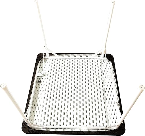 Miniatura 5 de Fundas cuadradas elásticas de elastano para mesa de cóctel, color negro, 48 x 48 pulgadas