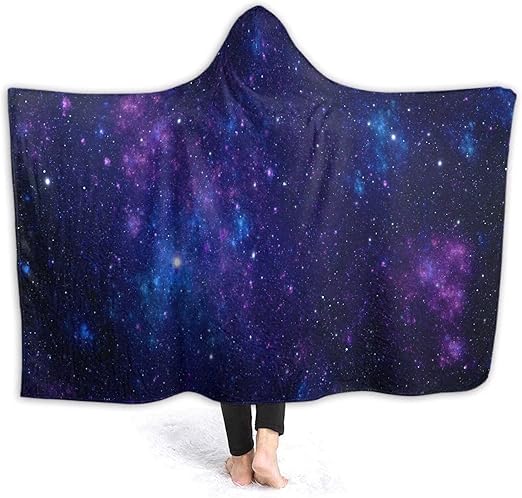 galaxy hooded blanket