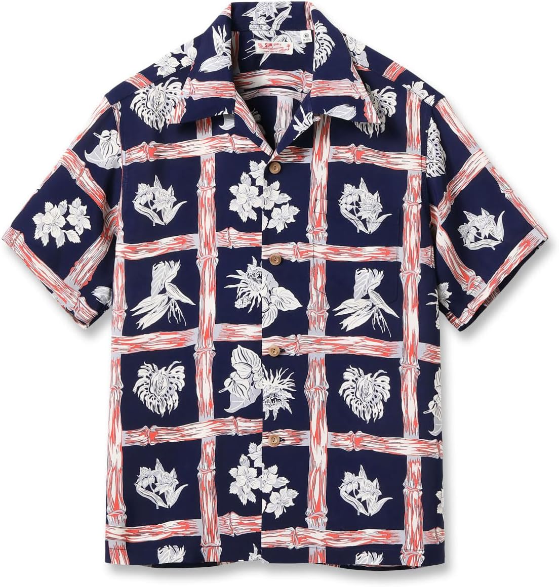 サンサーフ)SUN SURF レーヨンアロハシャツ「ISLAND PLANTS」(SS39419