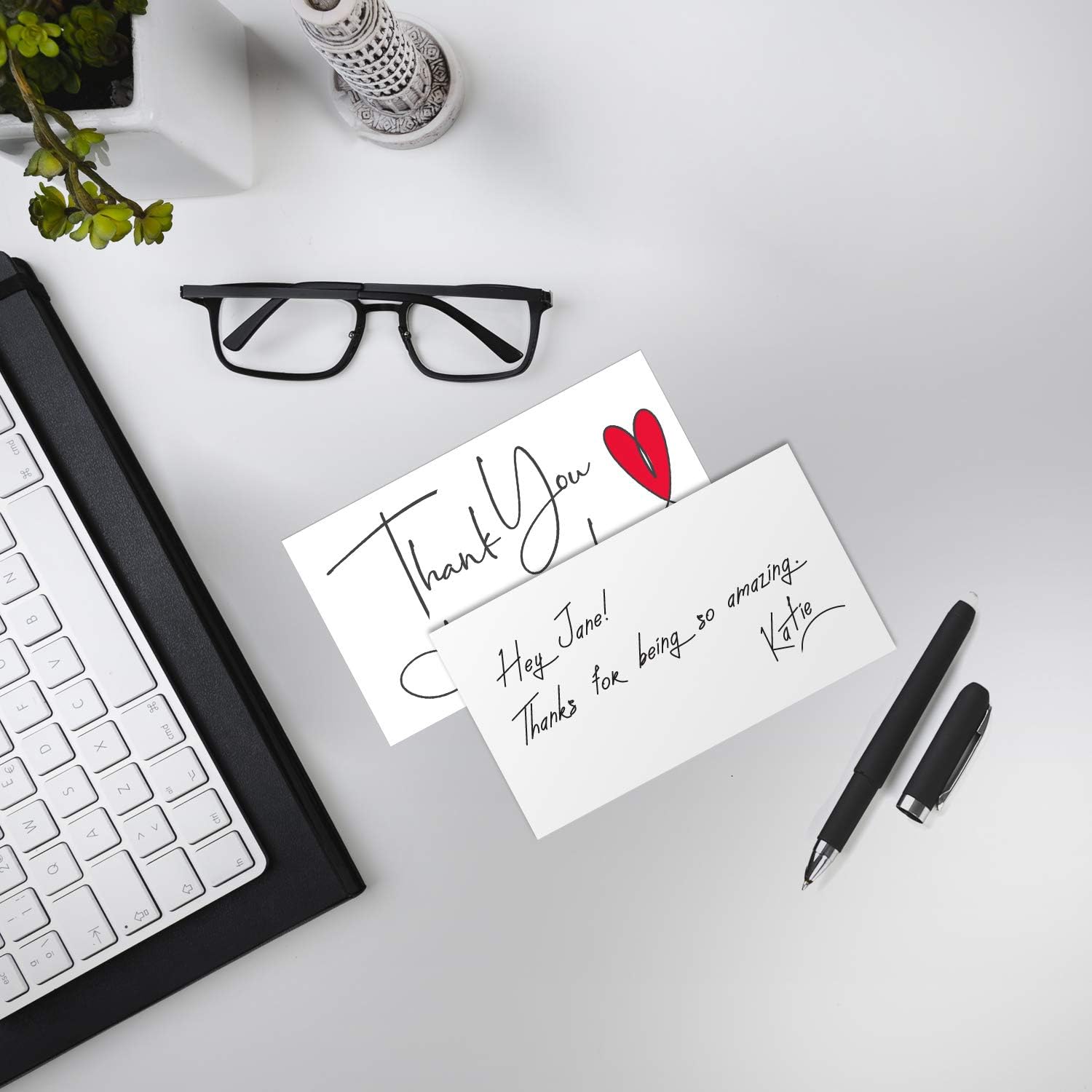 Easykart 120 Thank You For Your Purchase Cards | 300 Gsm Thick Board | Business Card sized | Highly Recommended For Small Business Owners ( 1 PACK ) : Office Products