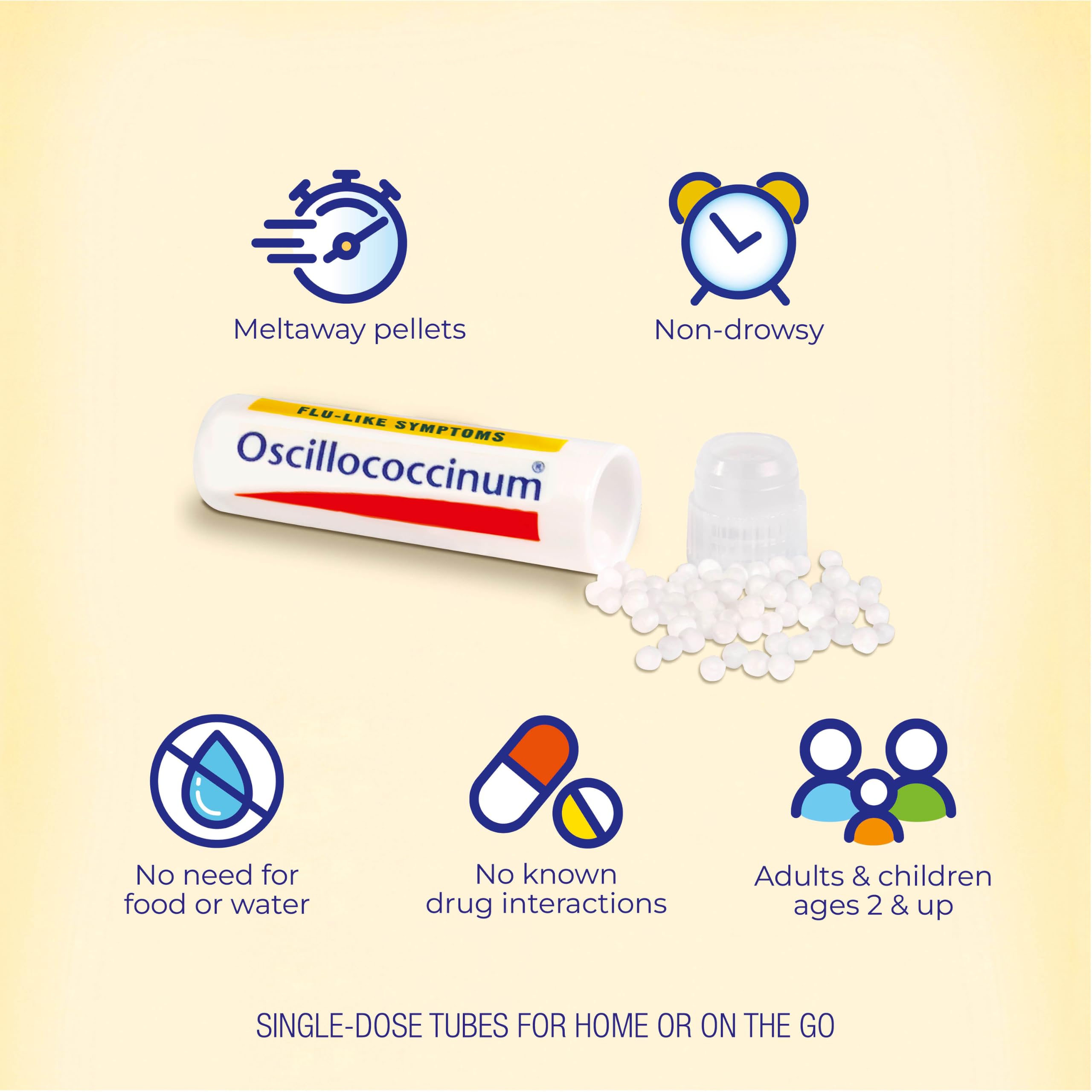 Boiron Oscillococcinum for Relief from Flu-Like Symptoms of Body Aches, Headache, Fever, Chills, and Fatigue - 30 Doses — Amazon image 3