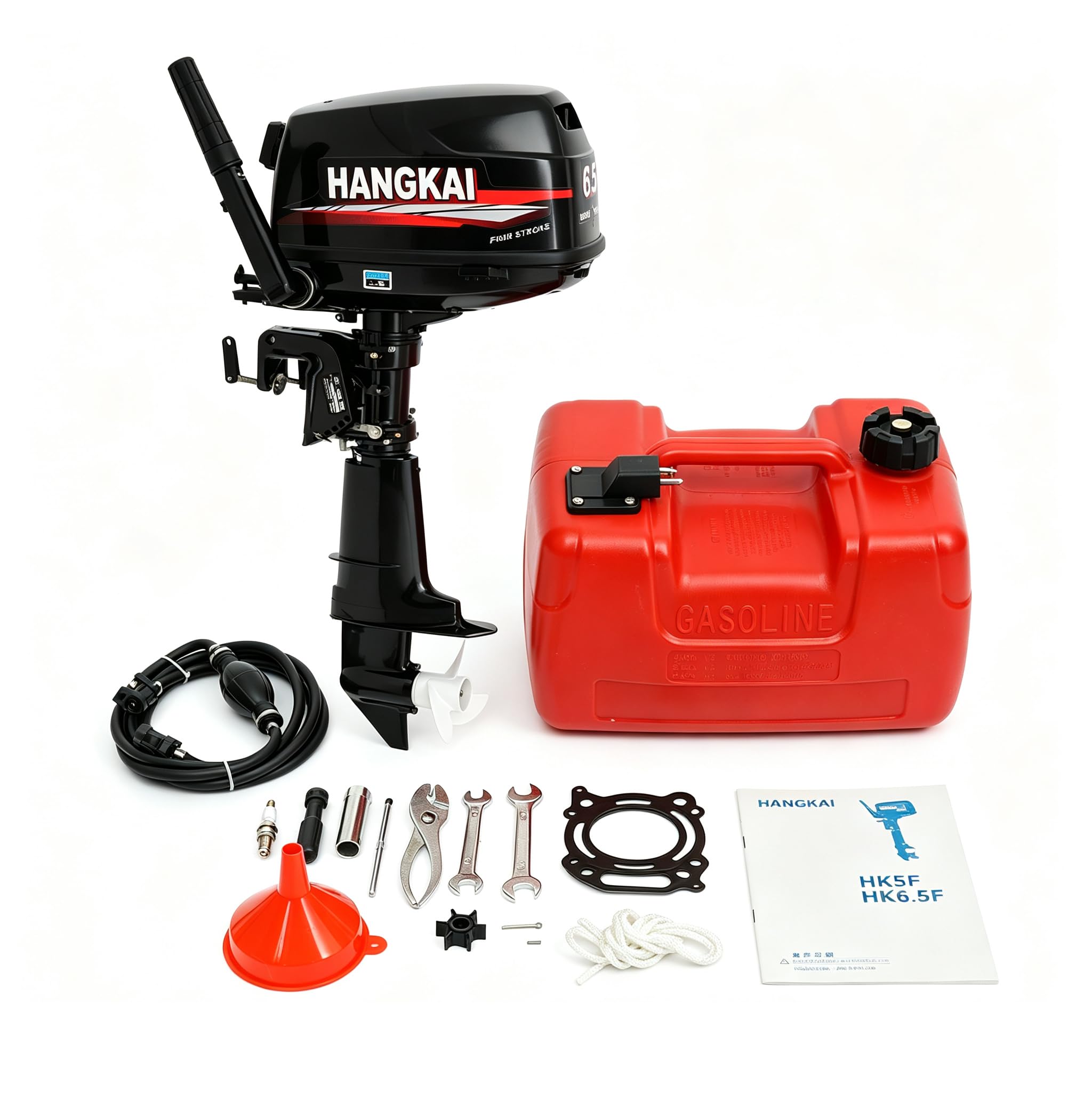 Moteur à essence hors-bord 6,5 CV 4 temps pour bateau pneumatique