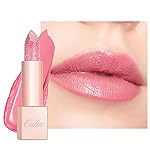 Oulac Infinity Moisture Shine Lipstick - High Shine Shimmery Finish, Super Creamy Texture, Medium to High Coverage - Gluten Free, PG10 Pink Moon