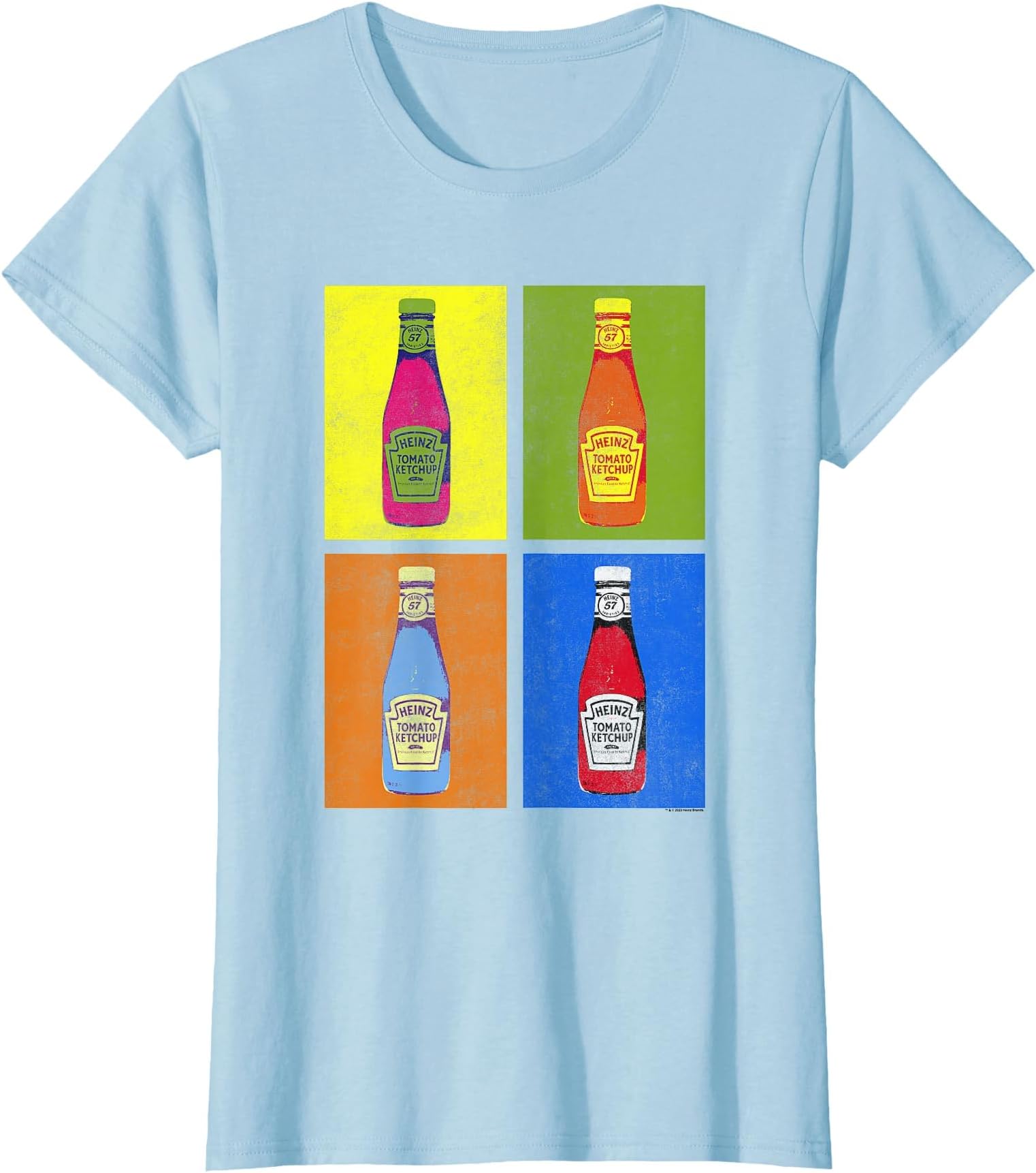 Heinz Tomato Ketchup Pop Art Retro Panels Big Chest Poster T-Shirt