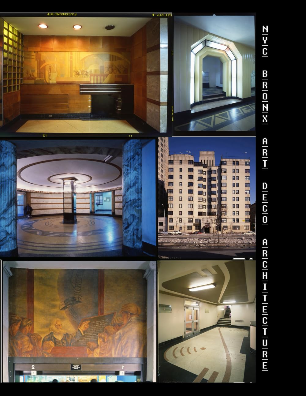 Poster Art Déco Bronx NYC 2018 - Idée cadeau design d'architecture