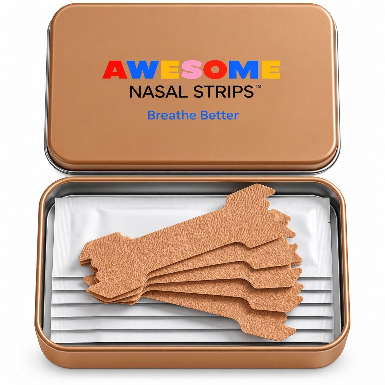 AWESOME Nasal Strips for Snoring Relief & Easy Breathing, 30 Count Black — Amazon image 12
