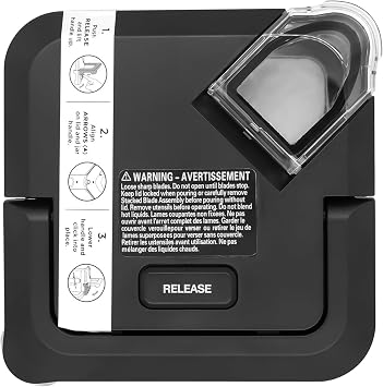 Locking Lid Replacement Compatible with Ninja BL660 BL770 NJ601AMZ Blender 72oz XL Pitcher NEW MODEL, Replacement NEWER Square Top Cover for Ninja 72 OZ Pitcher BL740 BL780 BL663CO BL771 BL772