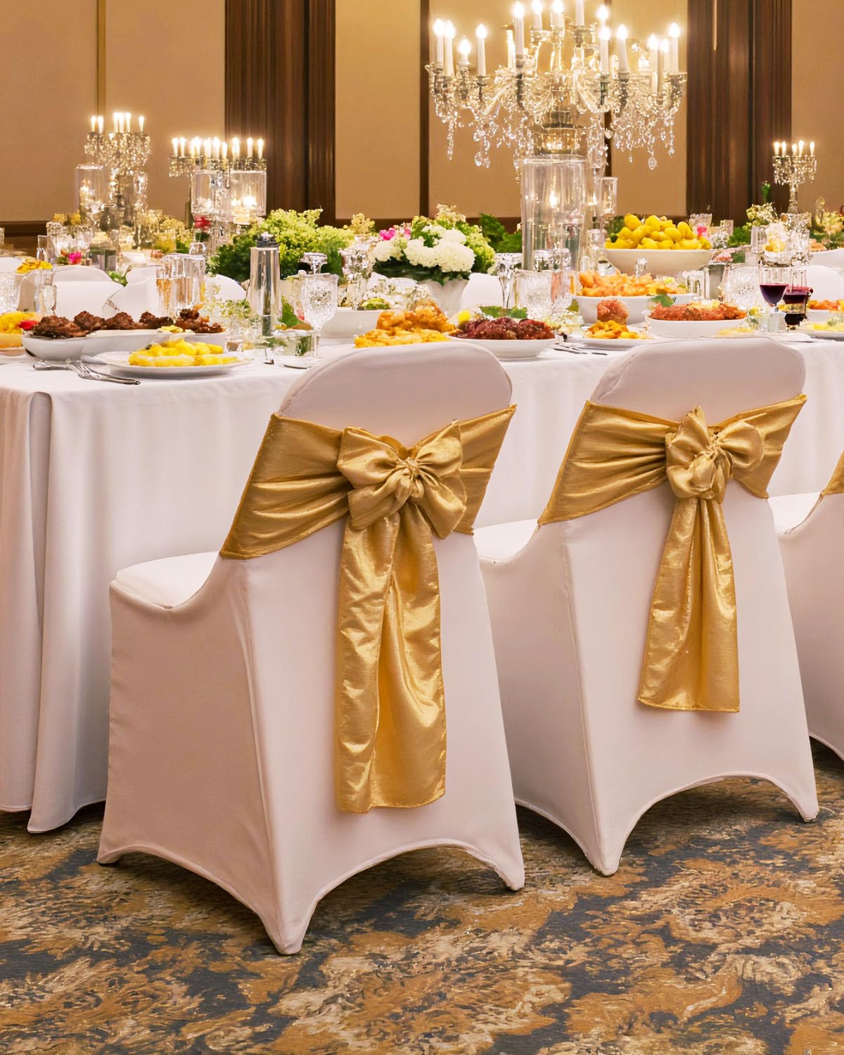VEVOR Coprisedie Universali Espandibili 12 Pezzi in Spandex Dimensioi Compatibili 444 x 330 x 838 mm, Coprisedie Pieghevoli Rimovibili 12 Pezzi per Eventi Matrimoni Catering Banchetti Colore Bianco