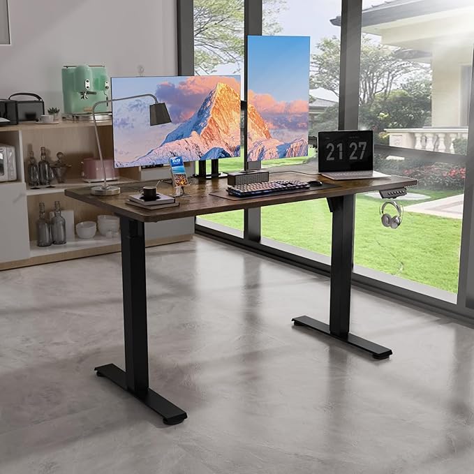 Escritorio Eléctrico Ajustable 48x24 Pulgadas 3 Alturas miniatura 8