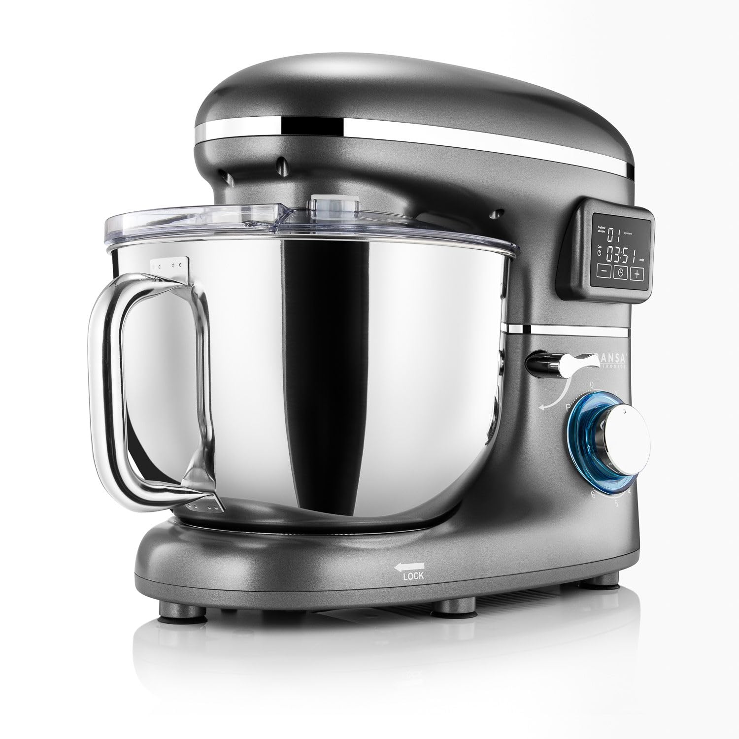 Robot planetarny z podgrzewaną misą SilverHot Chef 2800W