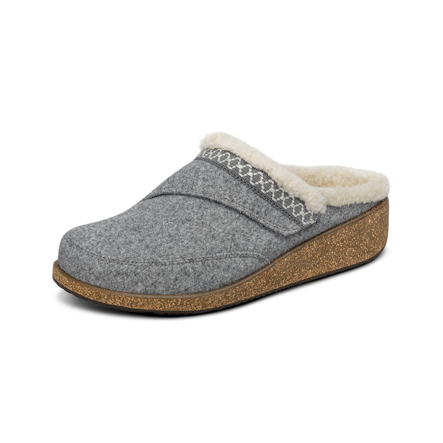 OrthofeetWomen's Orthopedic Slippers for Plantar Fasciitis Relief Clara