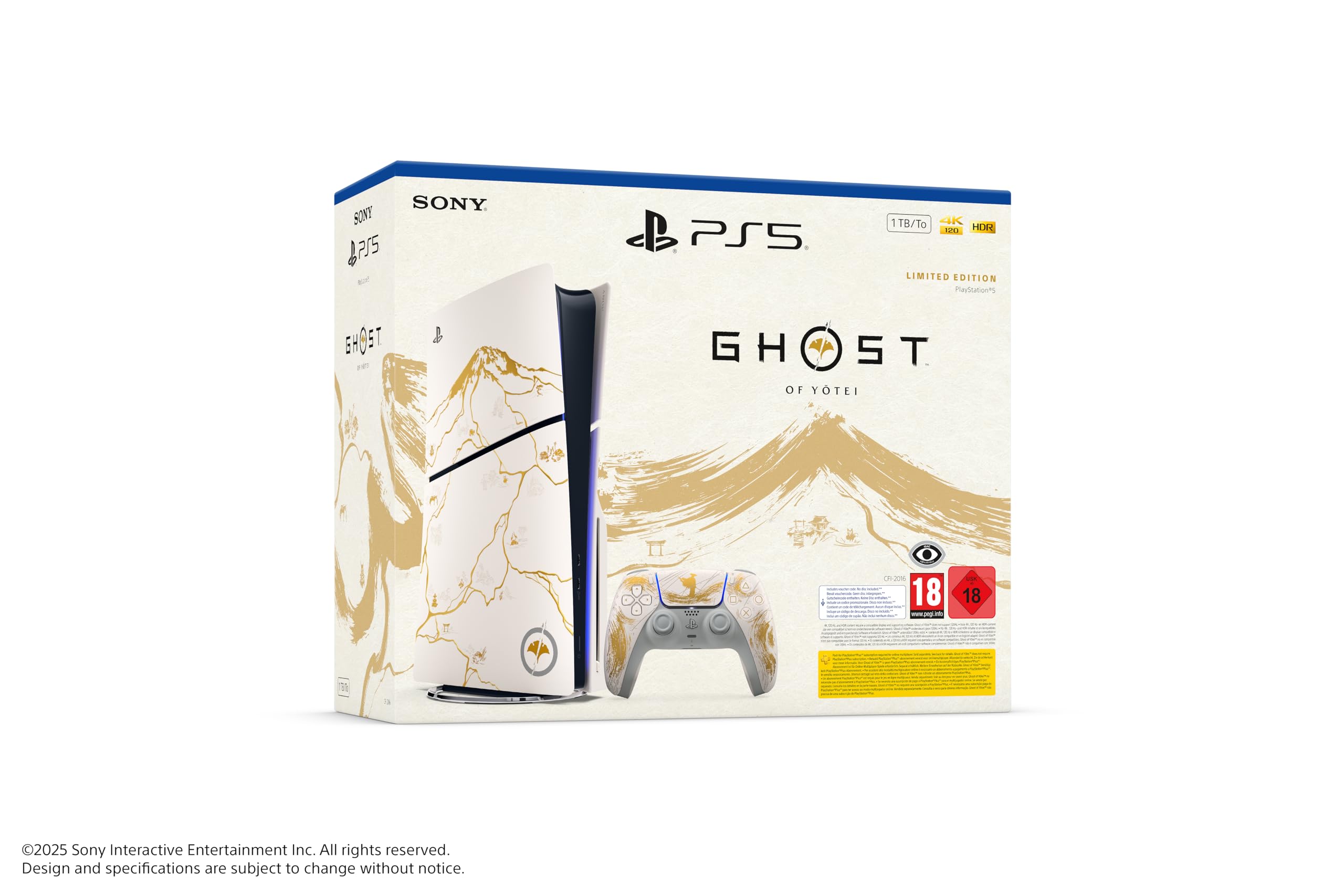 Playstation 5 Konsole Ghost of Yōtei Gold Limited Edition Bundle