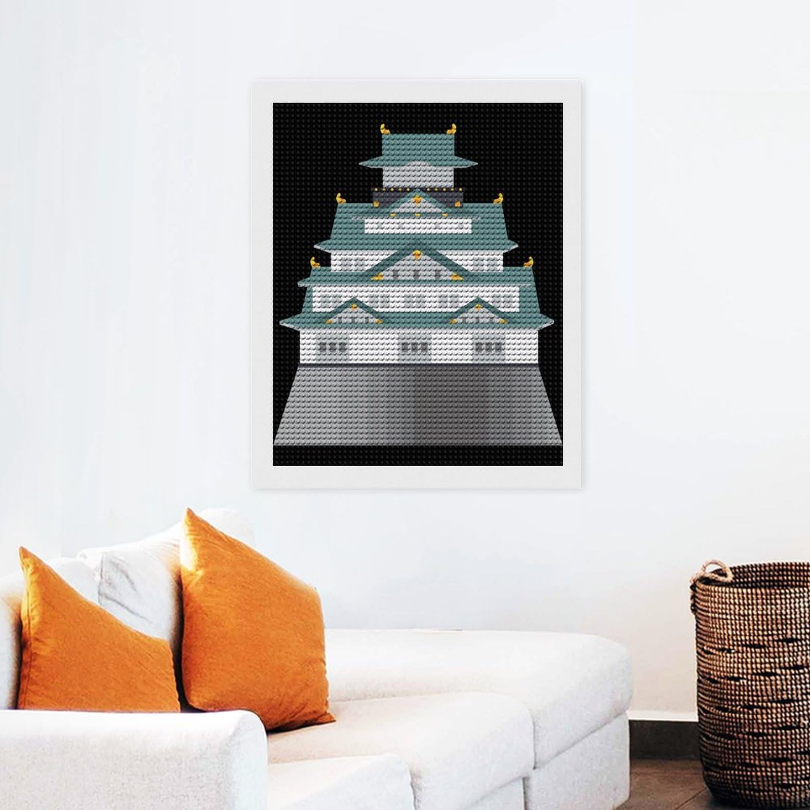 ダイヤモンドアート大阪城 Amazon | 大阪城 ダイヤモンドアートダイヤモンドペインティング全面貼