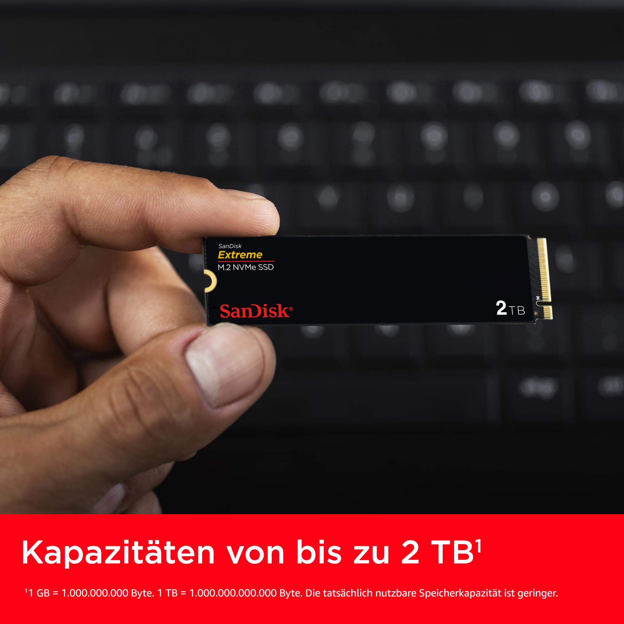 SanDisk Extreme M.2 NVMe SSD 2TB PCIe Gen 4.0 5150 MB/s