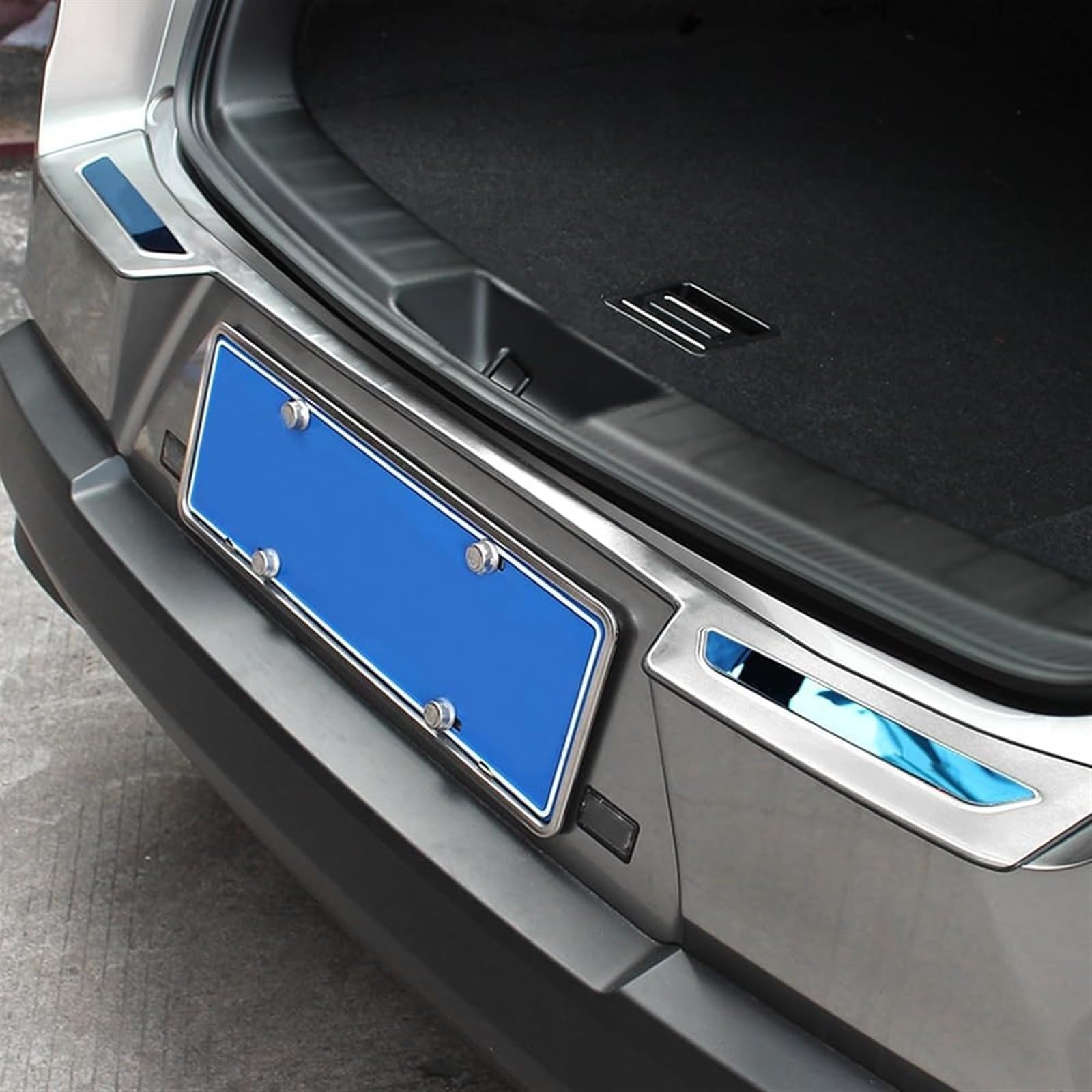 Protector de parachoques trasero Protector de maletero trasero de coche, parachoques trasero de coche para guardabarros, protector de umbral, almohadilla cromada, embellecedor adhesivo para UX ZA10 20