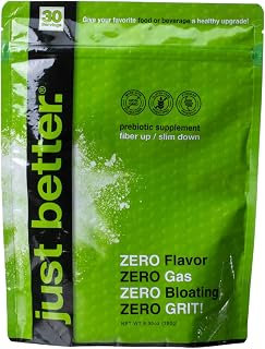 just better. Prebiotic Fiber Supplement for a Healthy Gut | Fiber Powder with Zero Grit Zero Taste and No Bloating or Gas | Feel Full Faster | Keto Non-GMO Gluten Free Vegan 30 Servings
