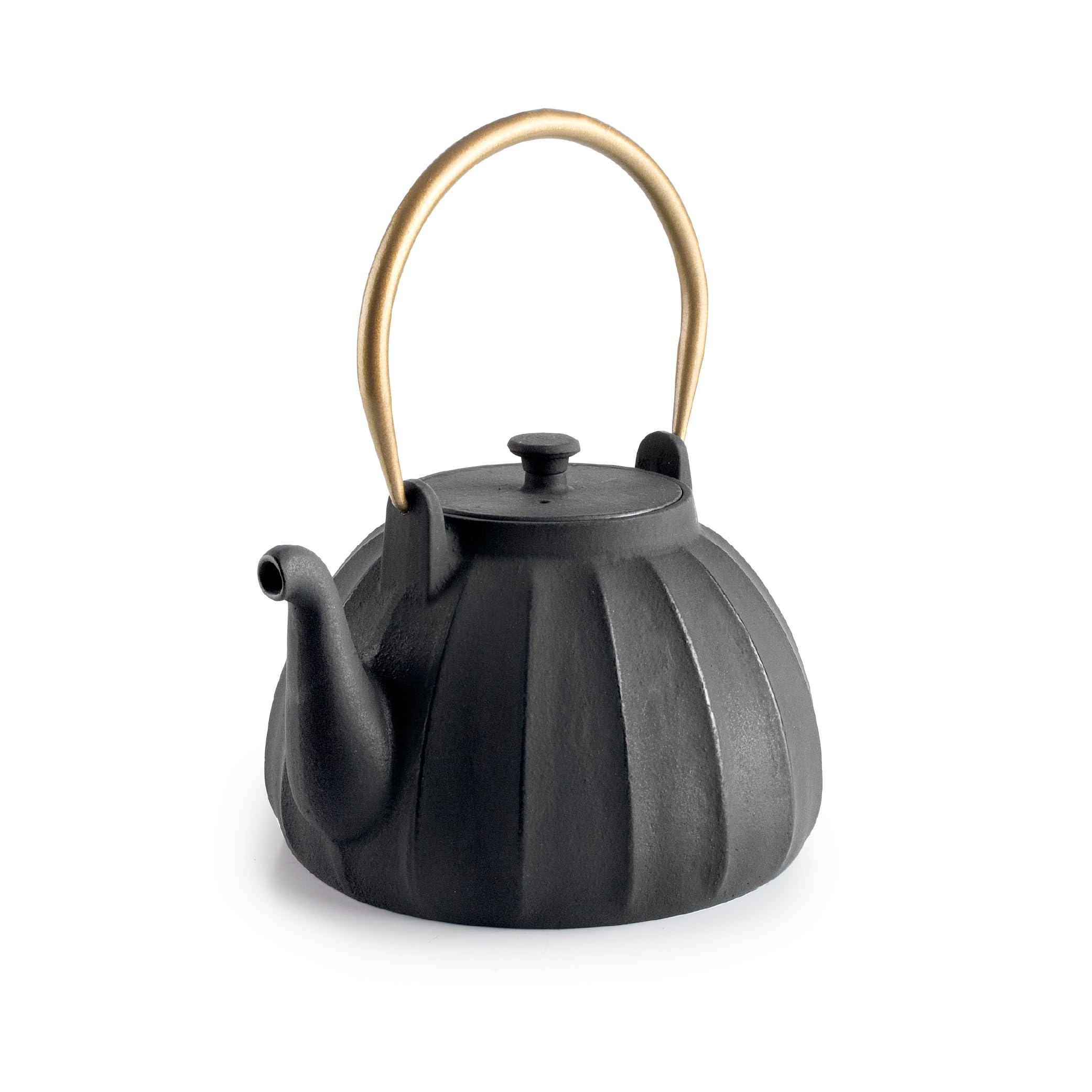 IBILI - Yunnan Teapot 1 Lt, Cast Iron, Enameled Interior, Suitable for Induction