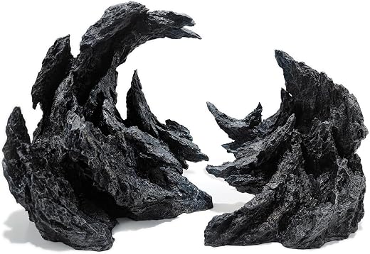 Allcolor Fish Tank Decor Rocks.Aquarium Decoration Model.Easy Superior Aquascape. (Soul Canyon-15inch)