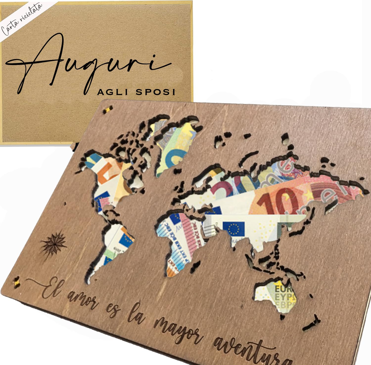 Regali di nozze per gli sposi Confezione regalo in denaro con biglietto