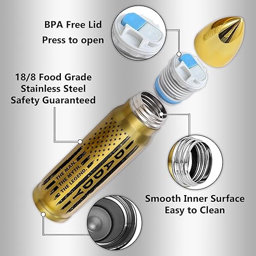 Miniatura 3 de Regalos para el día del padre para papá de hija, hijo, esposa, regalos para papá, regalos de cumpleaños para papá, padrastro, suegro, esposo, él,