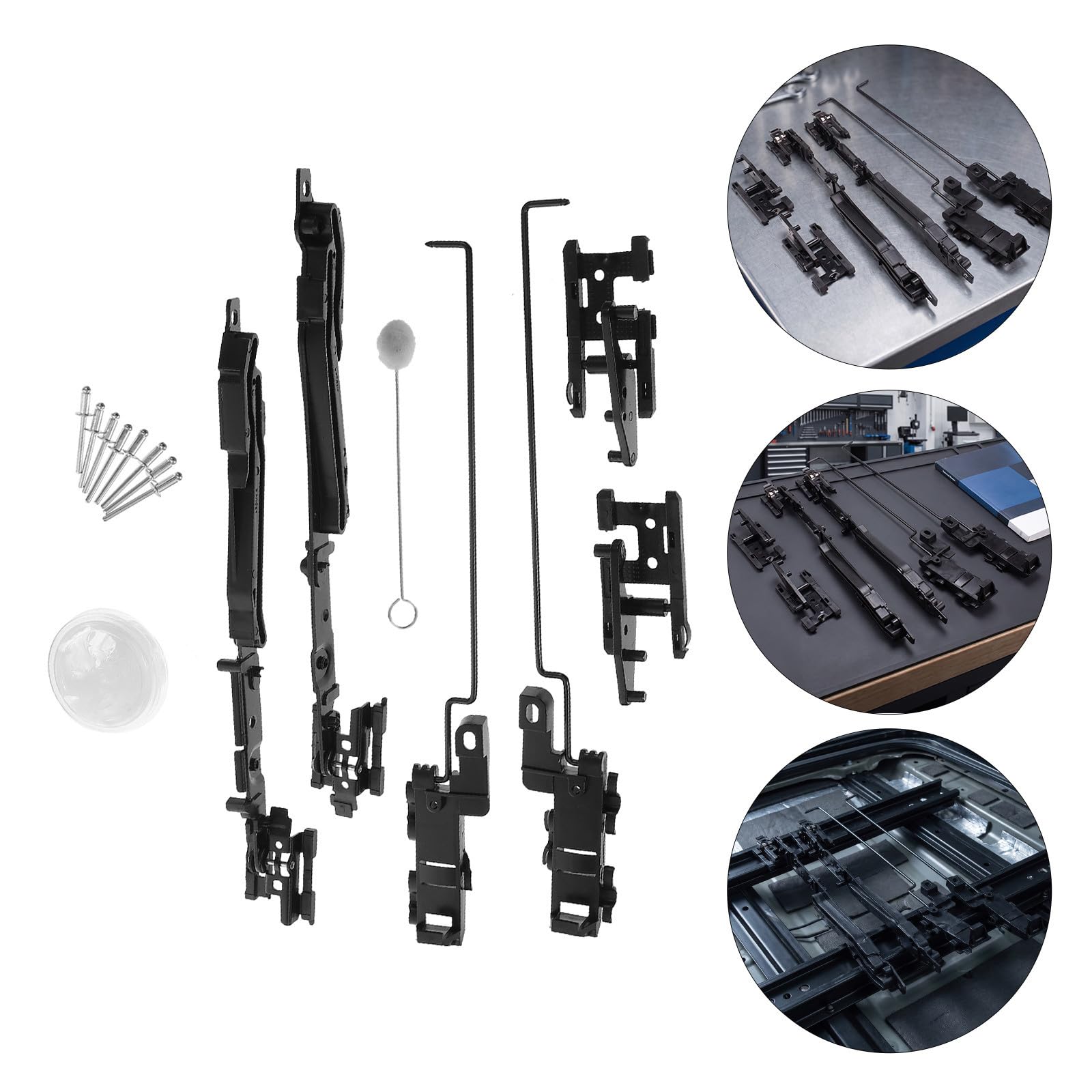 ABOOFAN Kit de Reparación de Techo Solar para Camiones, Negro
