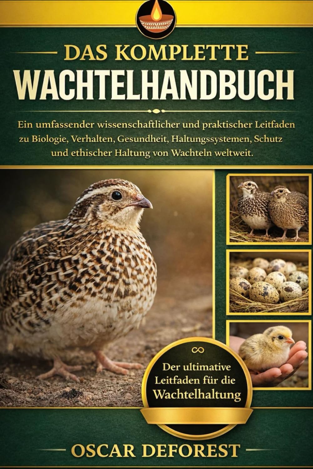 DAS KOMPLETTE WACHTELHANDBUCH: Ein umfassender wissenschaftlicher und praktischer Leitfaden zu Biologie, Verhalten, Gesundheit, Haltungssystemen, Schutz und ethischer Haltung von Wachteln weltweit.