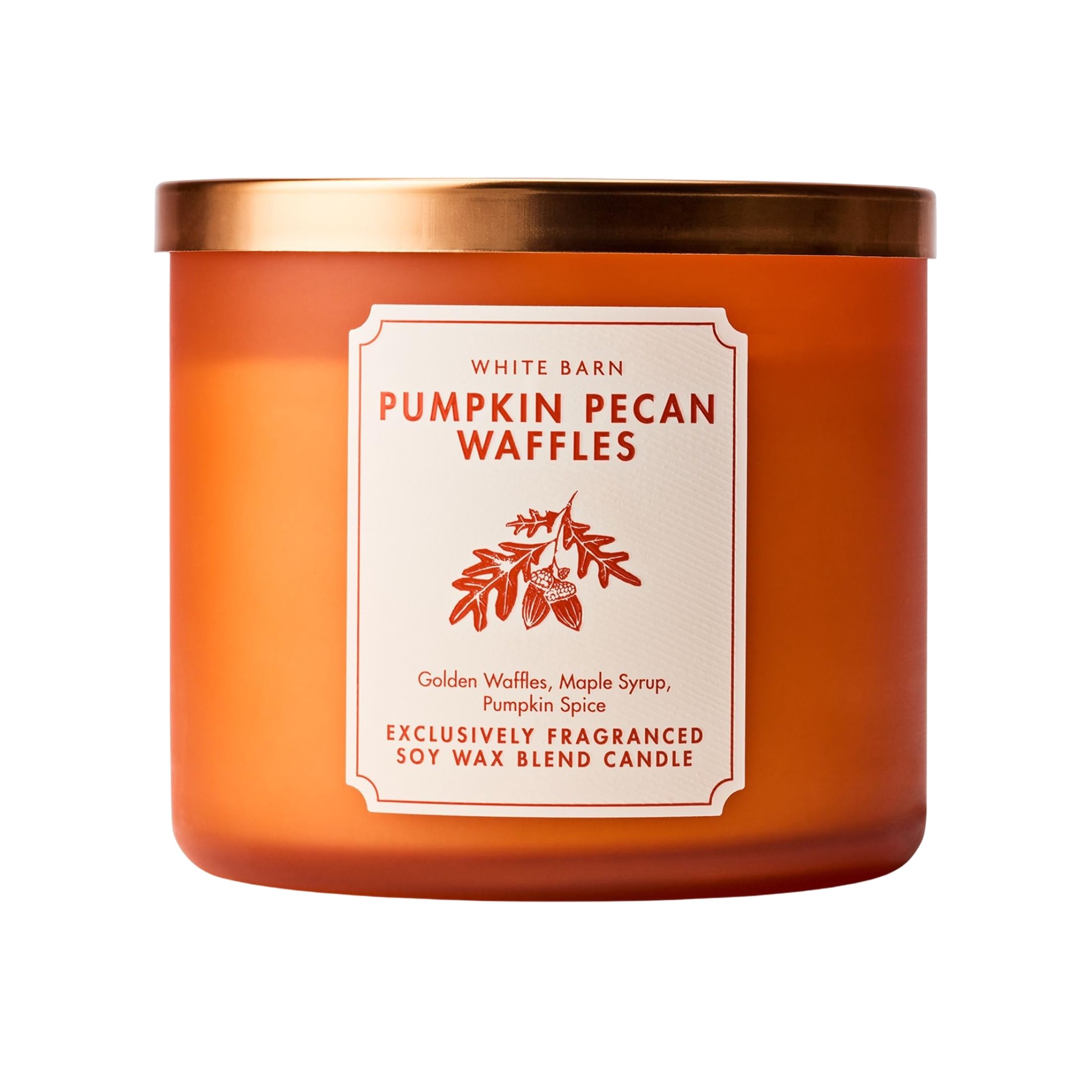 Bath &amp; Body Works 3-Wick Candle, Pumpkin Pecan Waffles Scent