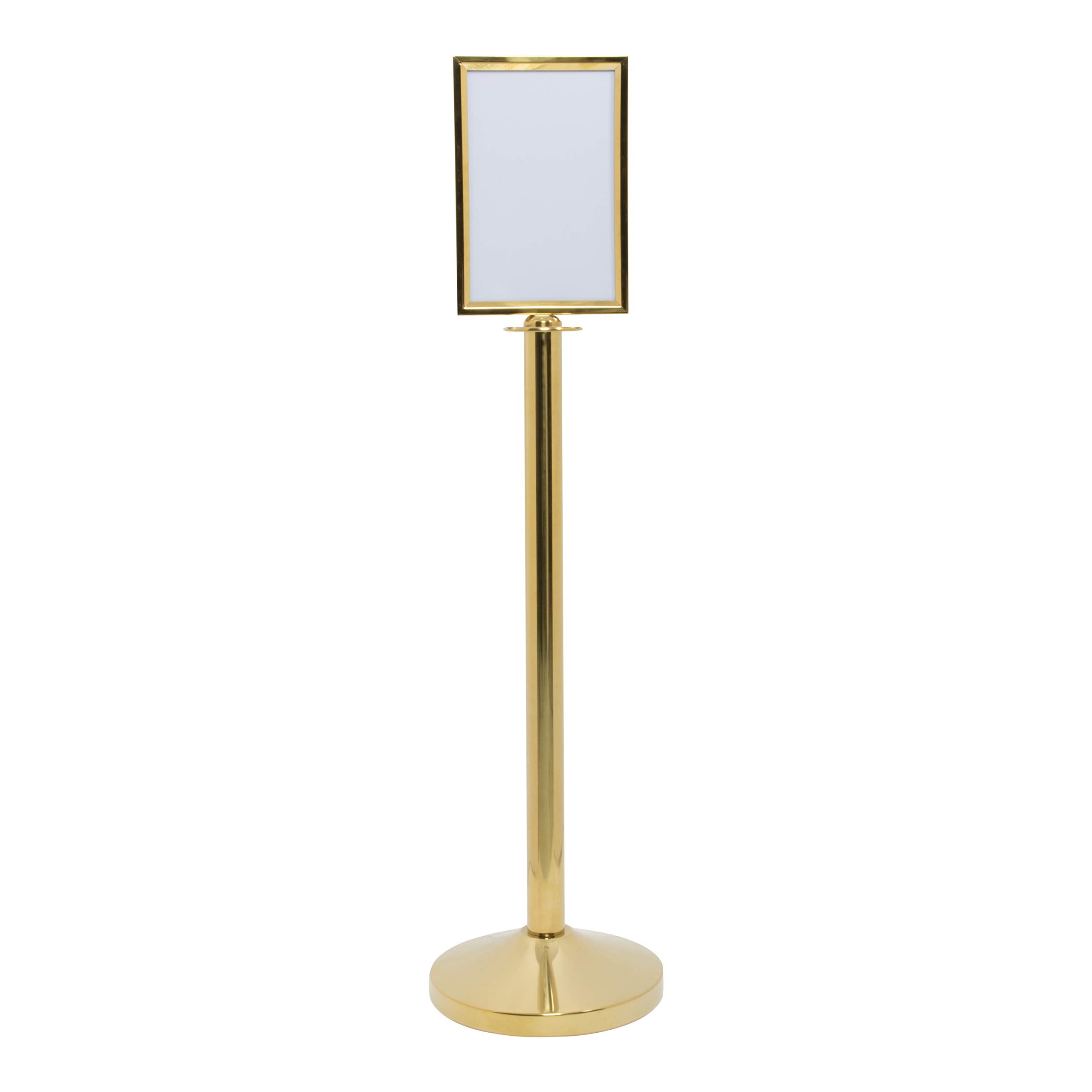 Securit Soporte para cartel A4 dorado