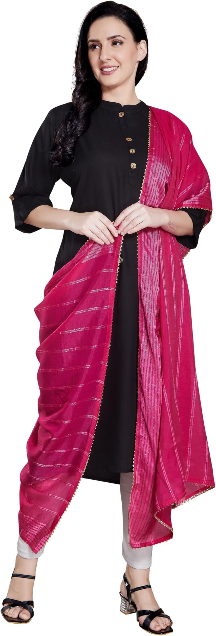Women's Cotton Embroidered Dupatta