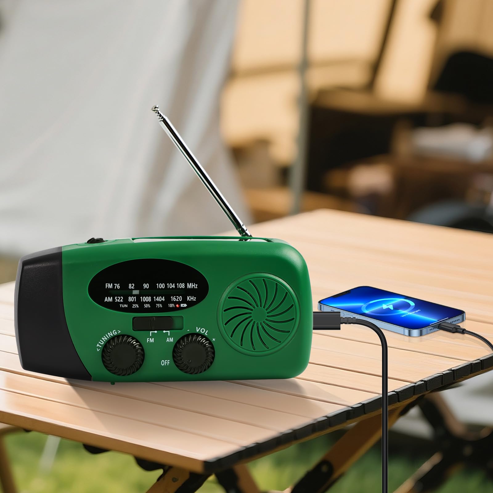 Amazon.co.jp: 防災ラジオ 多機能 防災懐中電灯ラジオ 携帯 6000mAh大