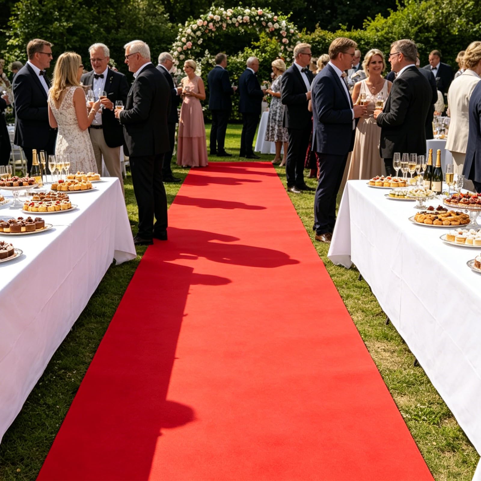 Tapis Rouge De Studio De 10 Mètres, Tapis D'Événement, Mariage, VIP, Antidérapant, Réception, Foire, Long Pour Fête, Cérémonie, Décoration