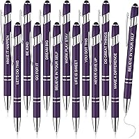 Vista 16 de Zonon - Paquete de 12 bolígrafos con frases motivacionales para escuela y oficina, punta fina, escritura uniforme, citas divertidas para regalar a