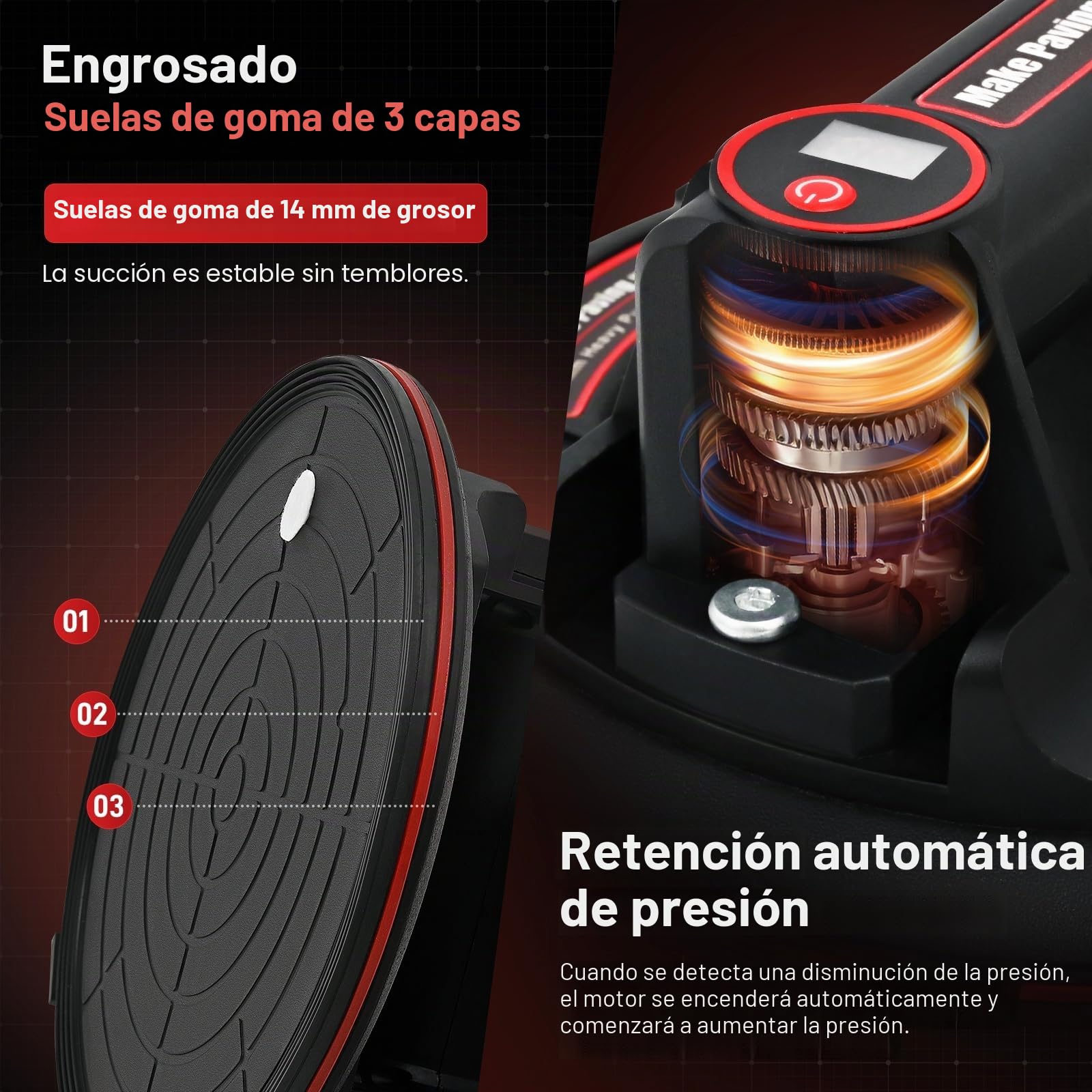 DURDUR 2 paquetes de 2 elevadores de vacío con batería de 8 pulgadas, para azulejos de cristal, batería digital de 250 kg, 4 elevadores de succión eléctricos, para el transporte de azulejos, acuario