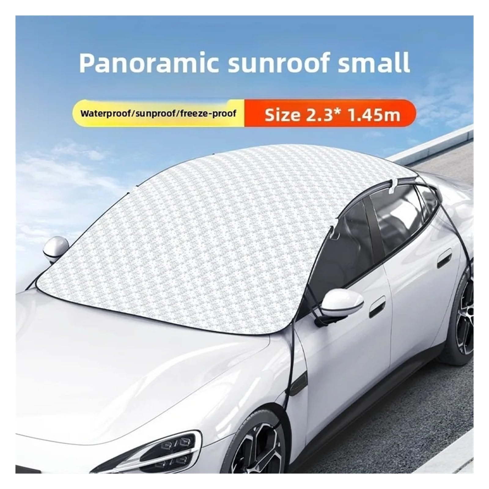Visiera Parasole Estensibile Copertura Parasole Protezione Per Parabrezza Per Tetto Apribile Per Auto Da Neve Anteriore Per Automobile Multistrato Anti Calore(230x145cm)