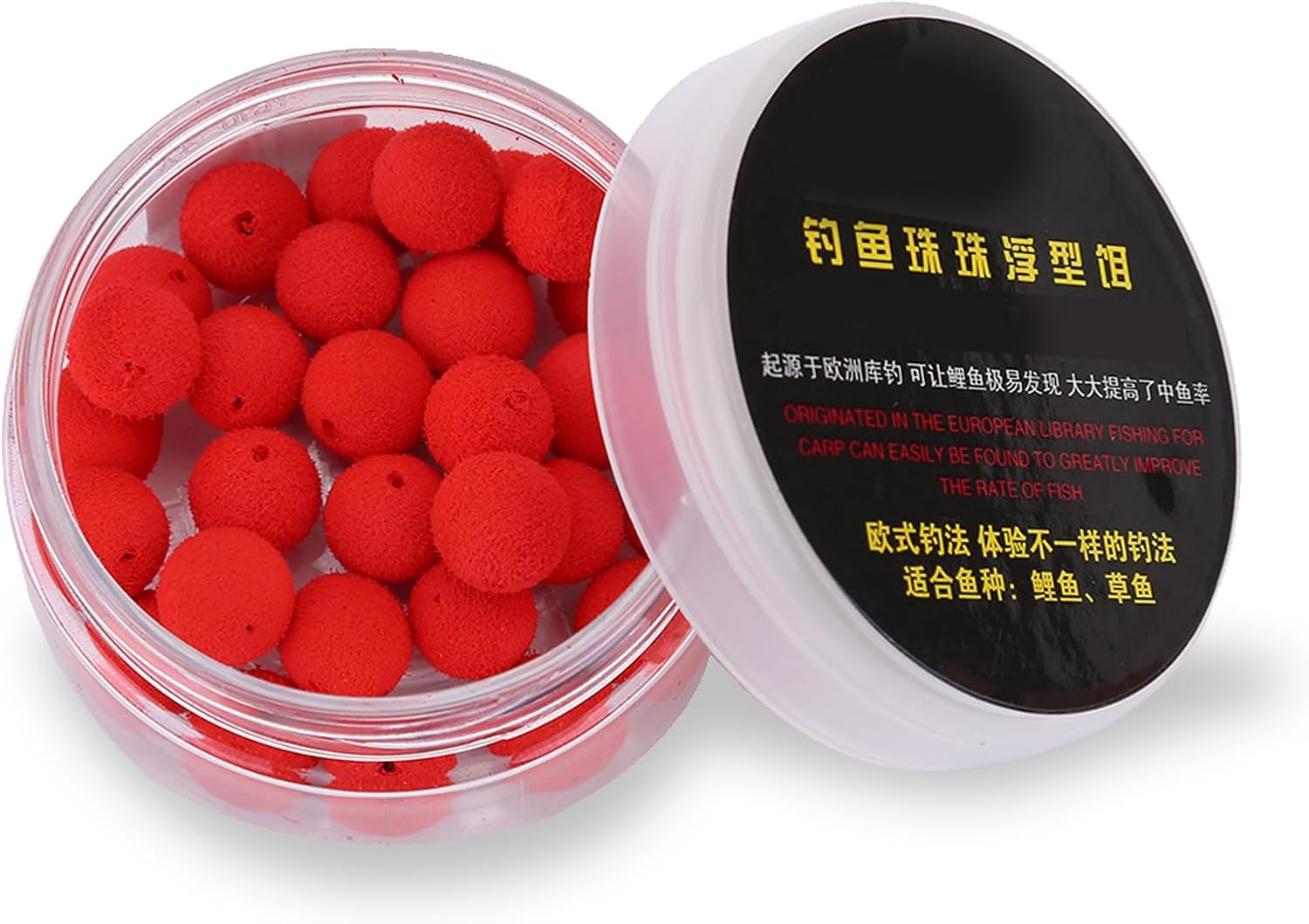 Carp Fishing Lure, 30Pcs/Box 10/12mm Smell Carp Fishing Bait Boilies Soft Bait Boilies Fishing Bait Artificial Floating Ball Beads Feeder