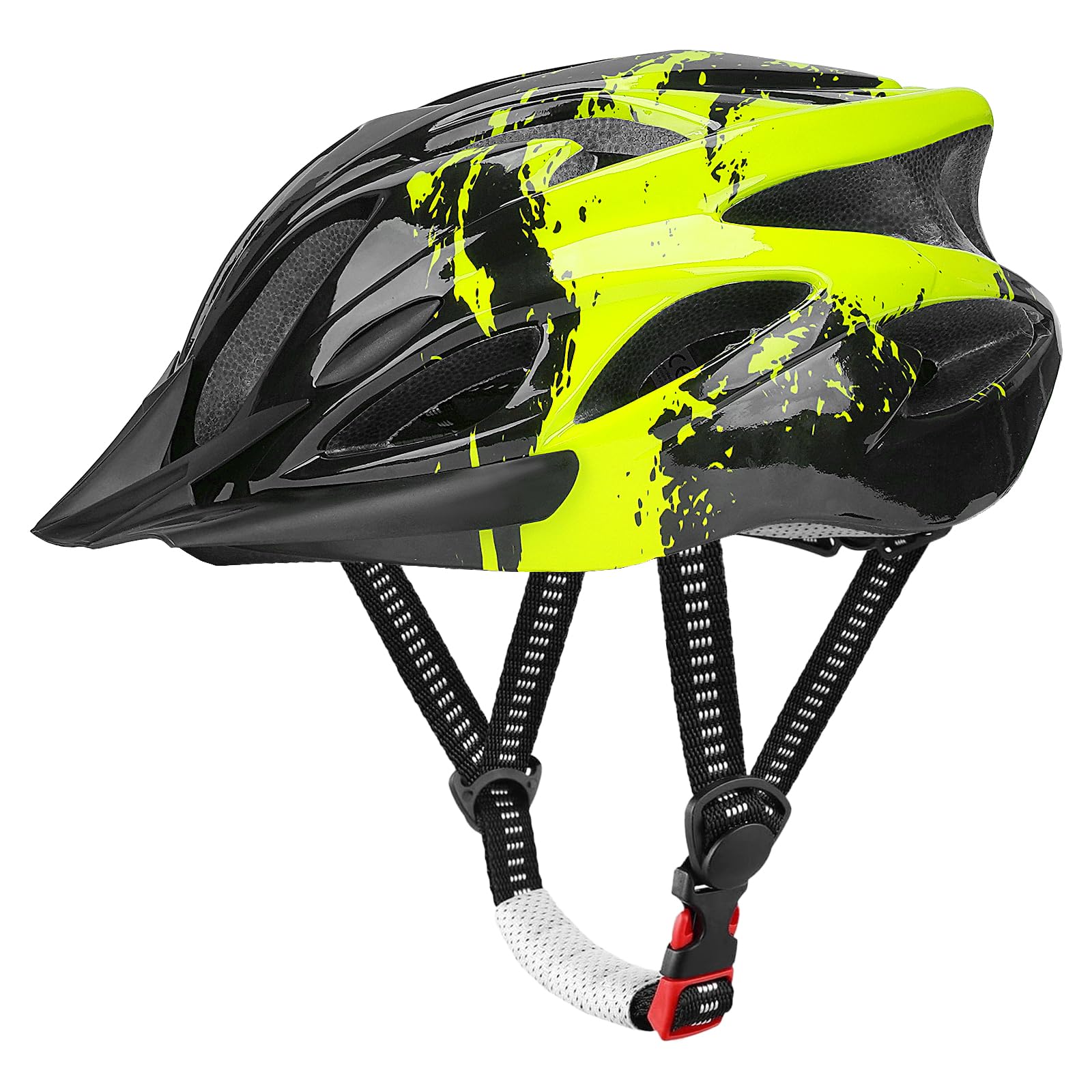 Casco Bicicleta Adulto con Visera ExtraÃble Forro Lavable Cascos Bicicleta Montaña Ajustable para Adultos Que Montan en Montañas y Carretera (Tamaño de la Cabeza 58-62cm)