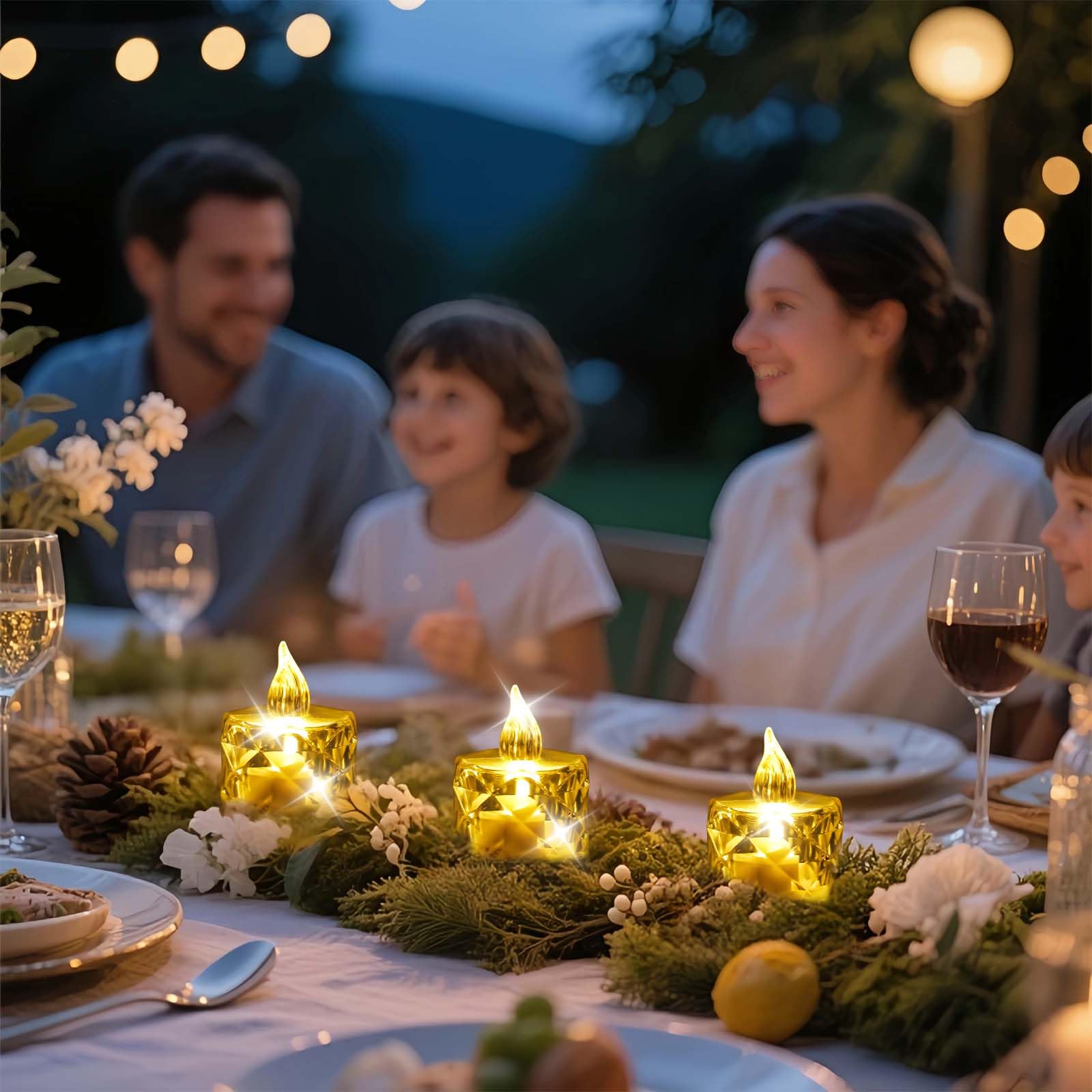 Luci LED A Fiamma Tremolante 3V-5V | 5 Pezzi, Effetto Candela, A Batteria, Per Feste E Decorazioni Casa