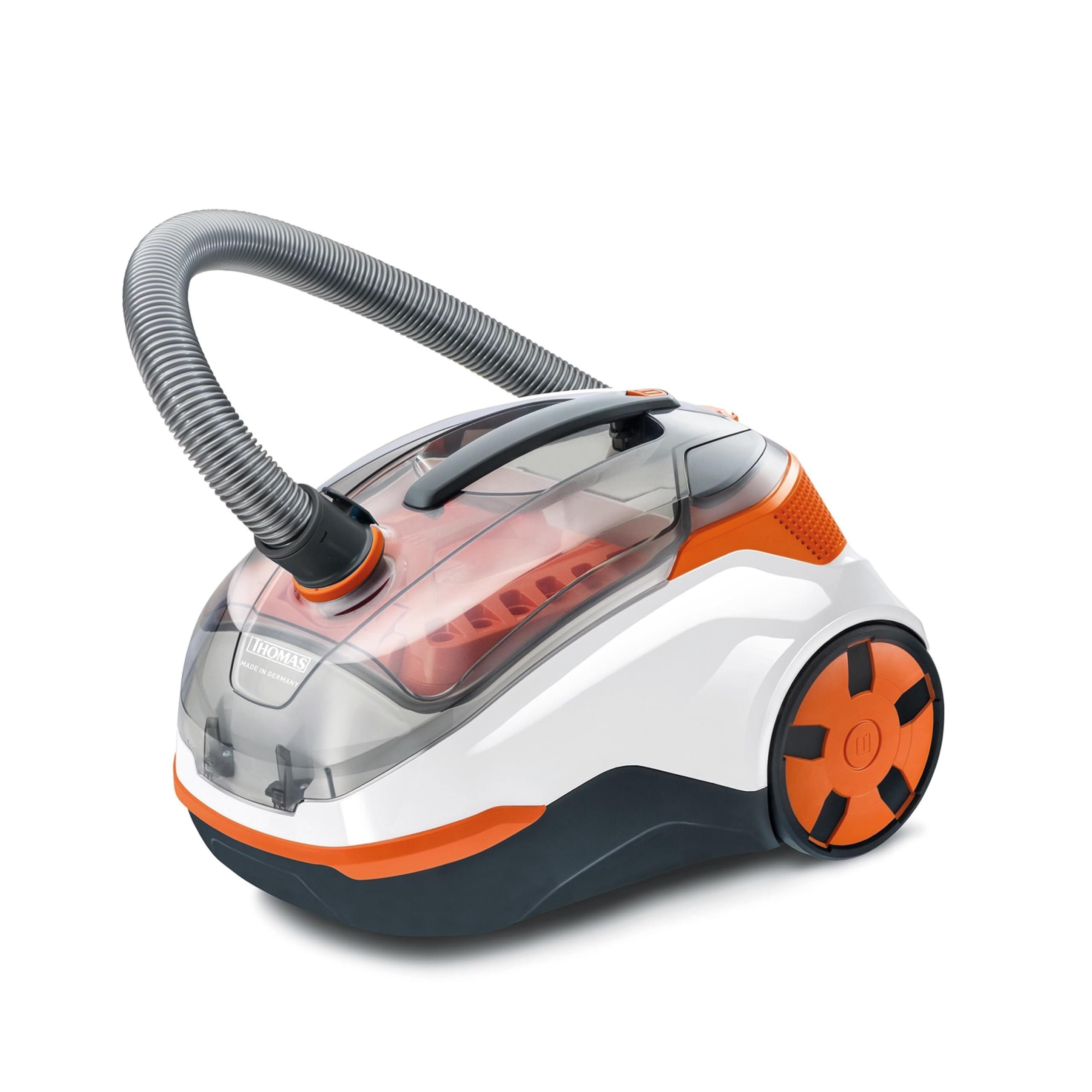 THOMAS CYCLOON HYBRID PET & Friends, 1700 W beutelloser Tierhaar Sauger | Zyklonsauger für Teppich, Sofa, Polster, Hartboden, Staubsauger mit Wasserfilter für Gerüche, Hundehaare, Made in Germany