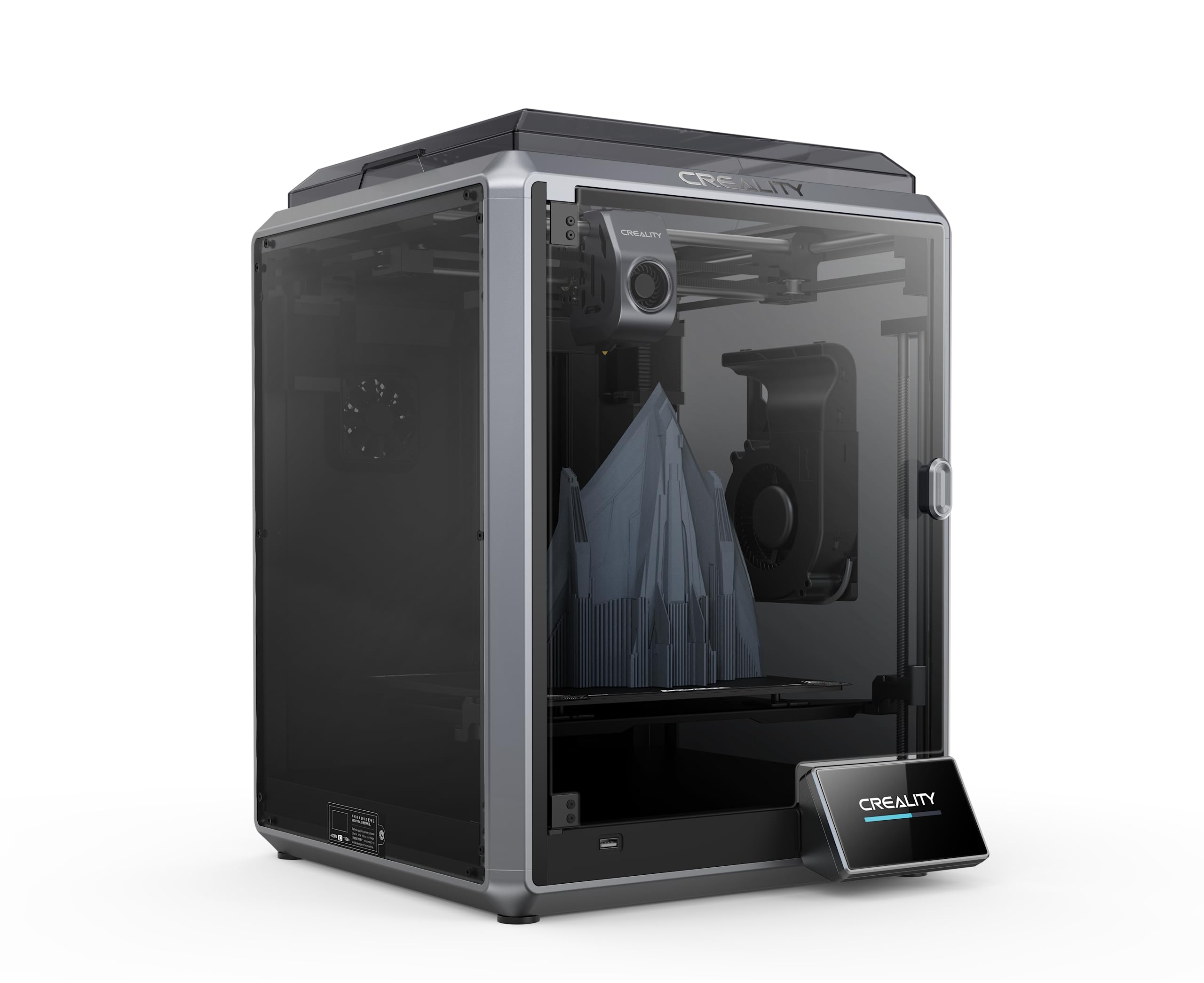 Creality 3D-Scanner Premium Version 0,05 mm Scangeschwindigkeit 10 FPS, tragbarer/automatischer 3D-Modus für 3D-Drucker, Körperscannen und Scannen von schwarzen Objekten