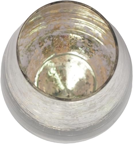 Miniatura 3 de Hosley Jarrón de cristal de mercurio de 8 pulgadas de alto, perfecto para cocina, dormitorio, sala de estar, centros de mesa, escritorio de oficina