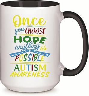 Gift That Gives Hope A Beautiful Way to Support the Autism Community 11oz 15oz Inner Color Accent Mug